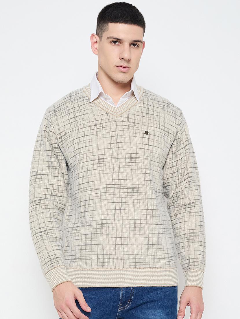 men self design long sleeves pullover - 21644378 - Zoom Image - 0