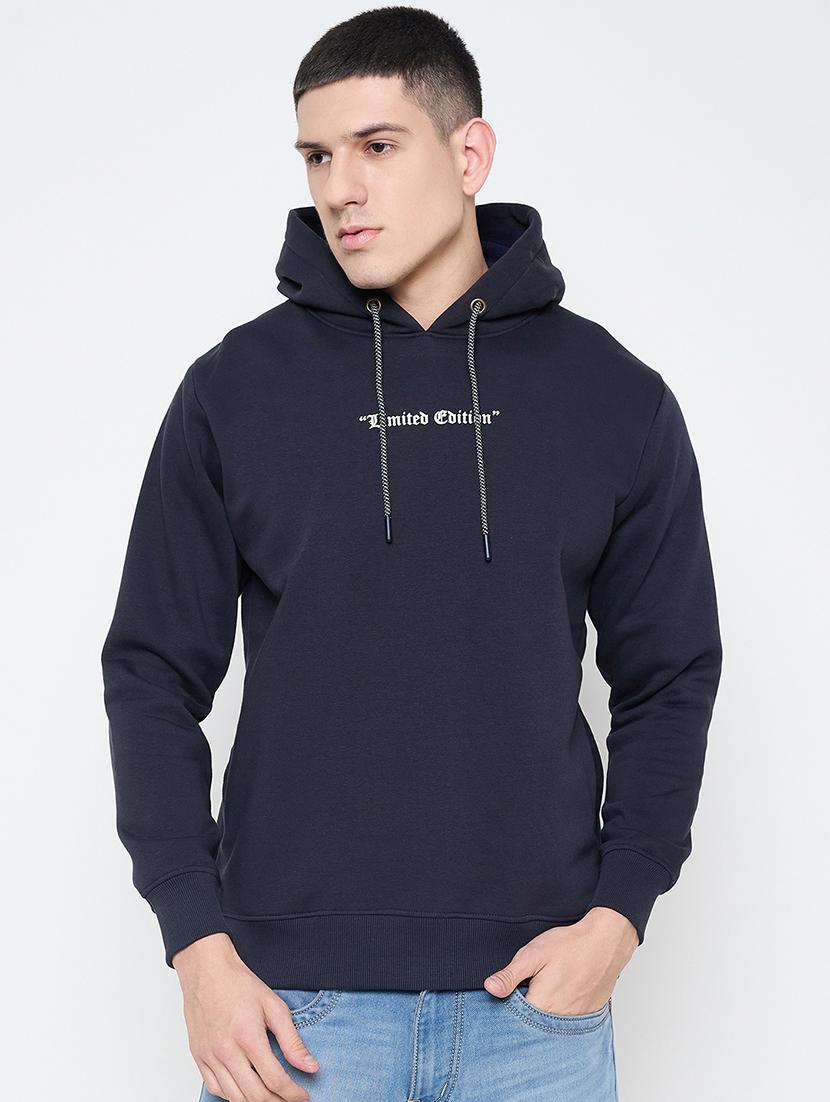 men front & back print long sleeve sweatshirt