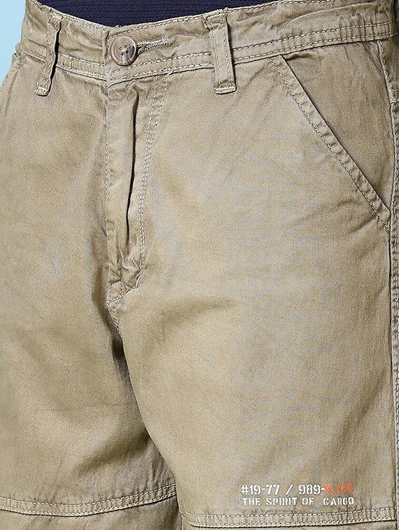 boys solid mid rise cargo trouser - 21644439 - Standard Image - 5