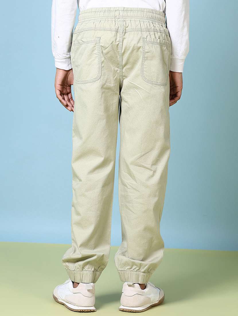boys solid mid rise jogger - 21644448 -  Standard Image - 3