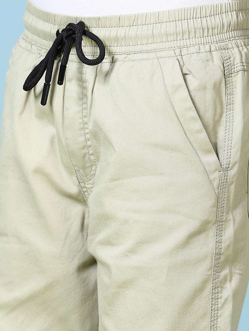boys solid mid rise jogger - 21644448 -  Standard Image - 5