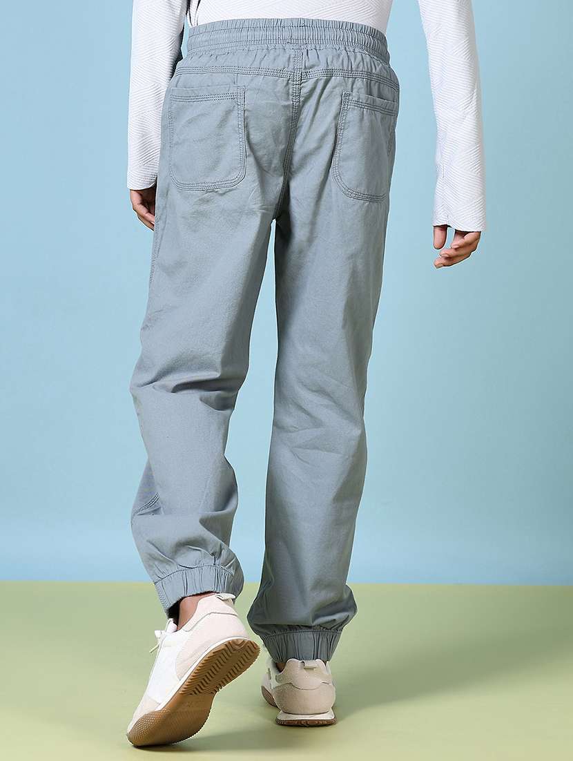 boys solid mid rise jogger - 21644450 -  Standard Image - 3