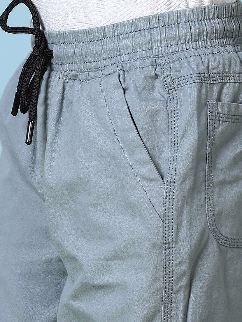boys solid mid rise jogger - 21644450 -  Standard Image - 5