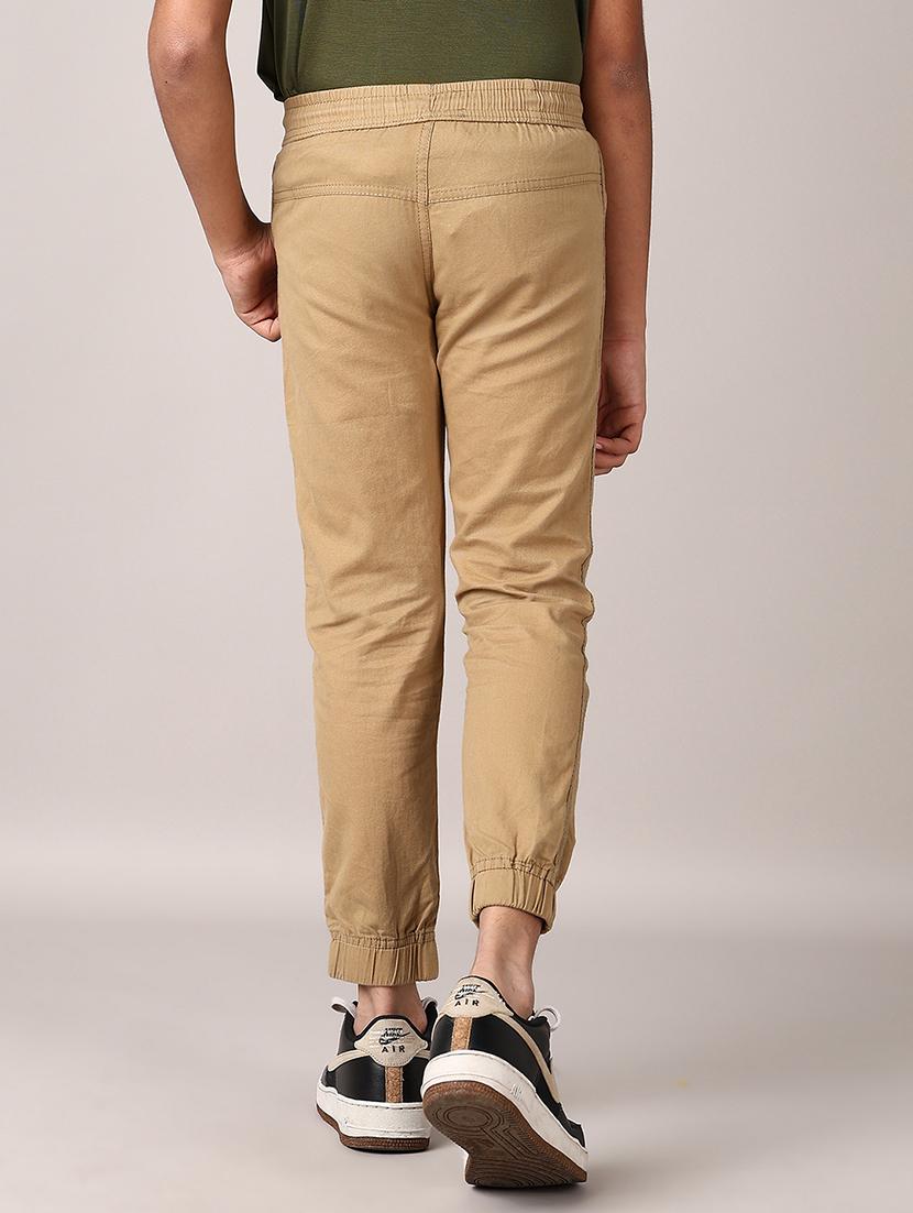 boys solid mid rise casual jogger - 21644452 - Standard Image - 3
