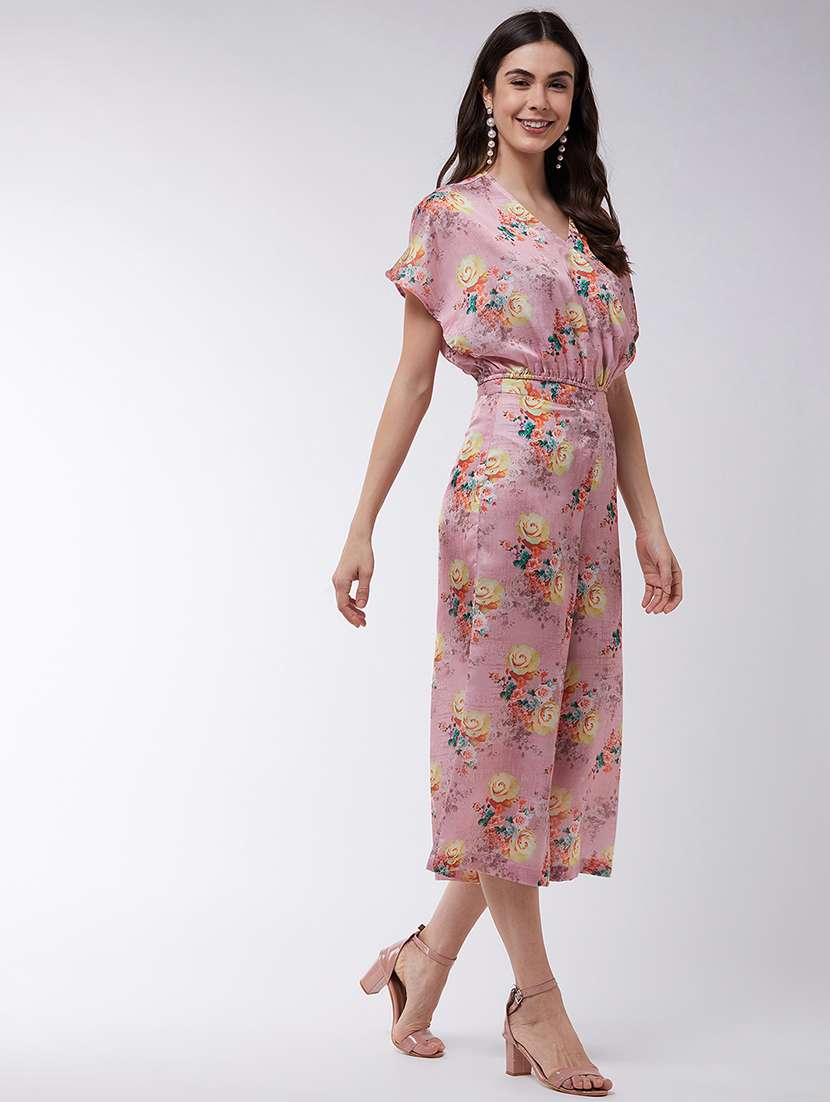 women floral printed top and trouser co-ord set - 21644500 - Standard Image - 3