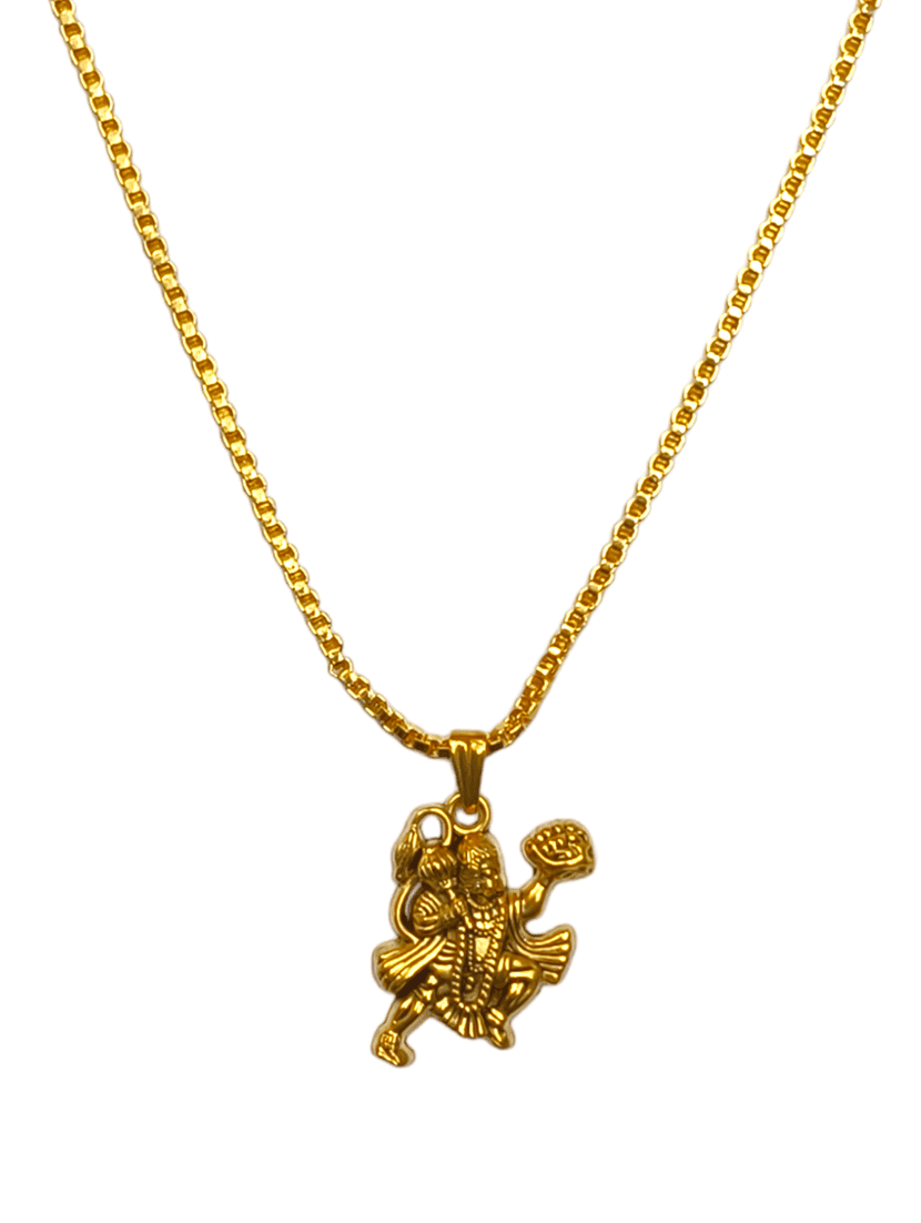 men sacred idol pendant with chain