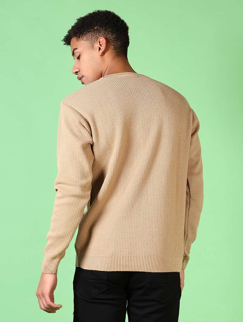 men long sleeves plain pullover - 21645086 -  Standard Image - 3