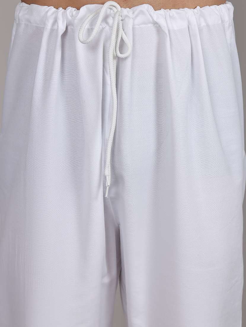 men embroidered kurta pyjama ethnic wear set - 21645318 -  Standard Image - 5