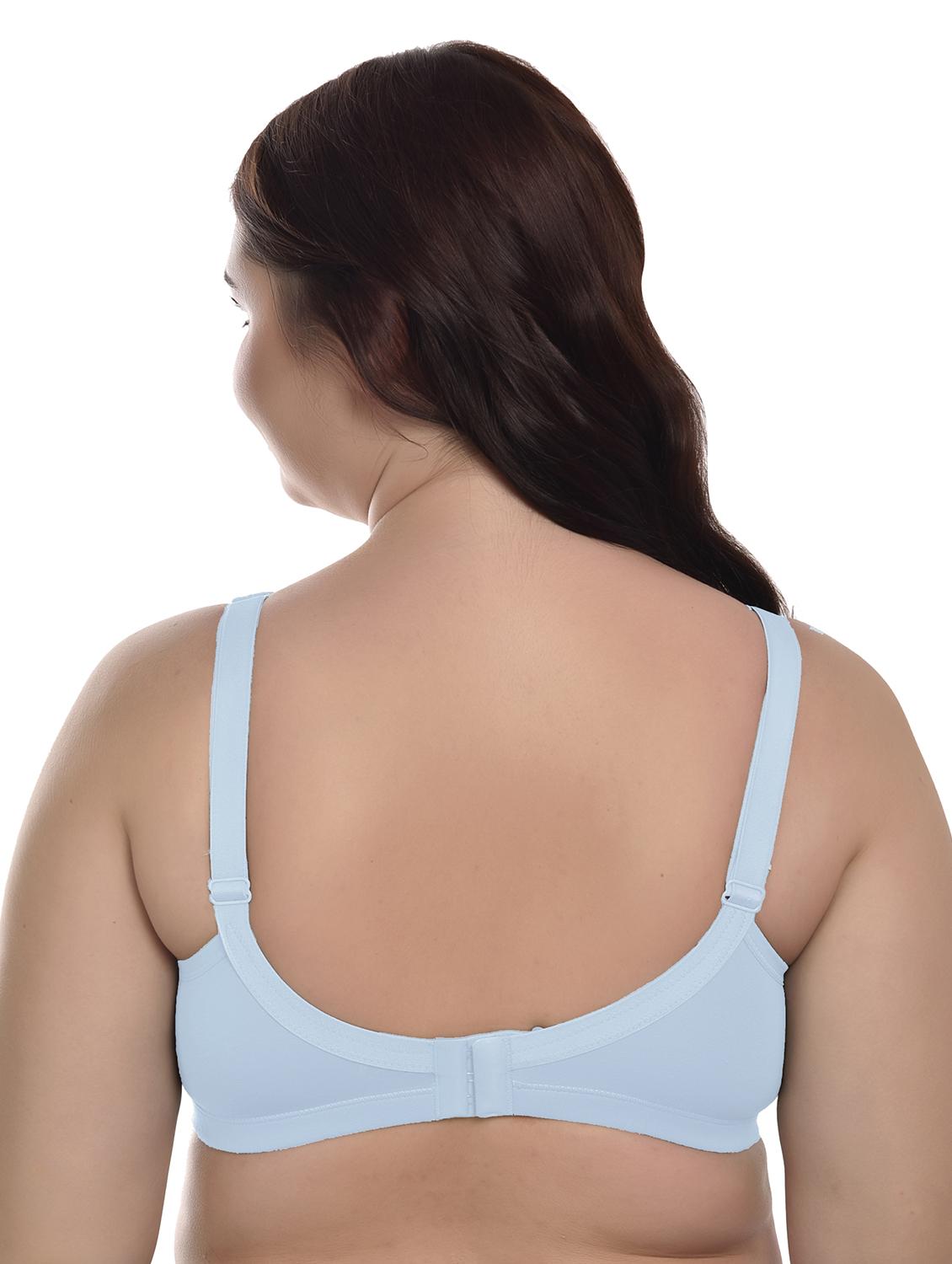 women solid plus size bra - 21645338 - Standard Image - 3
