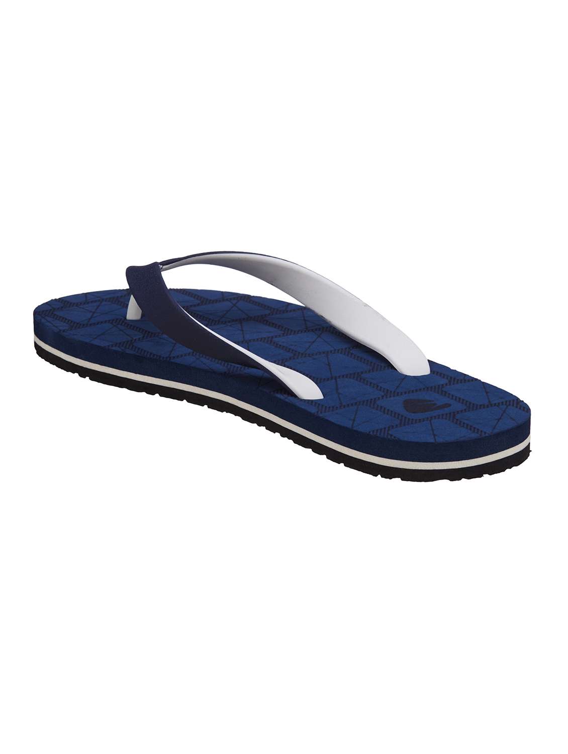 men navy blue slip on slipper - 21645409 -  Standard Image - 3