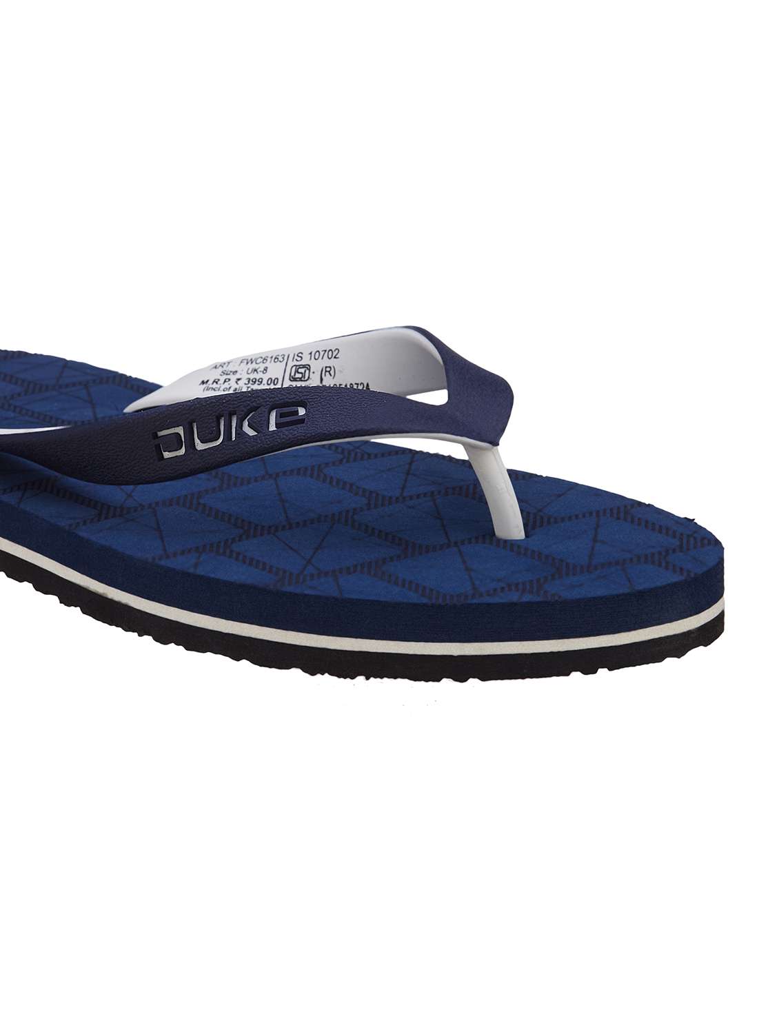 men navy blue slip on slipper - 21645409 -  Standard Image - 5