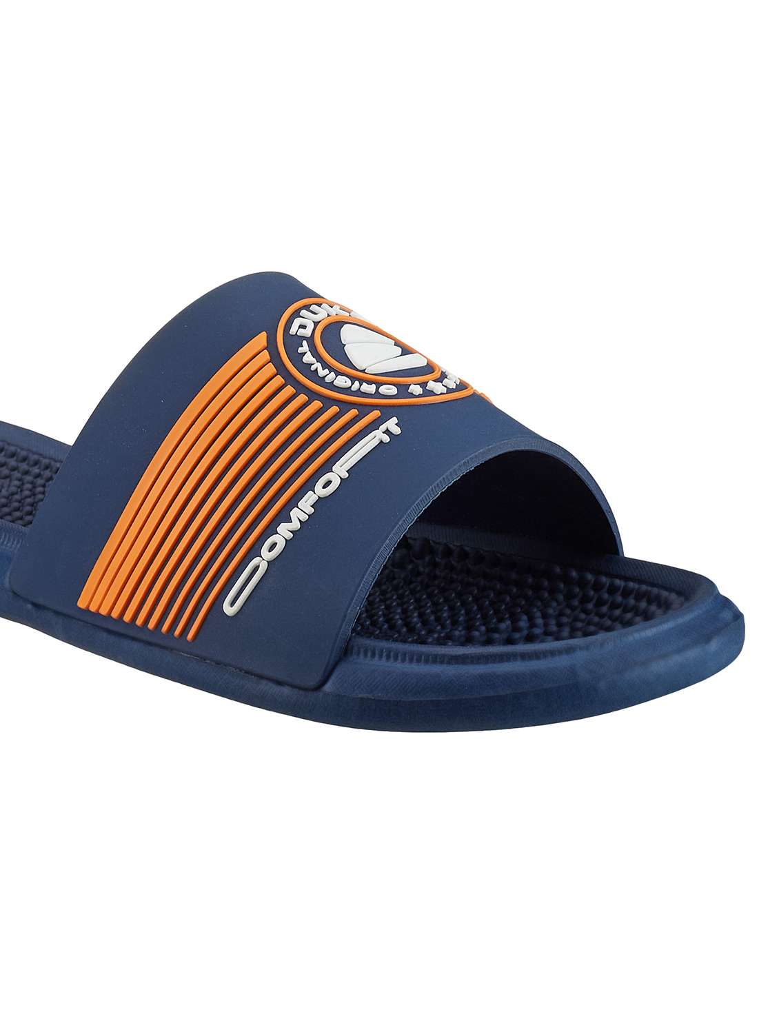 navy blue slider flip flop - 21645420 -  Standard Image - 5