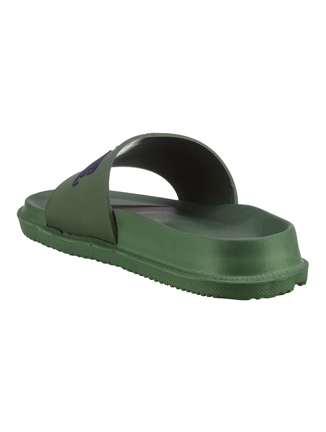 men olive slider flip flop - 21645423 -  Standard Image - 3