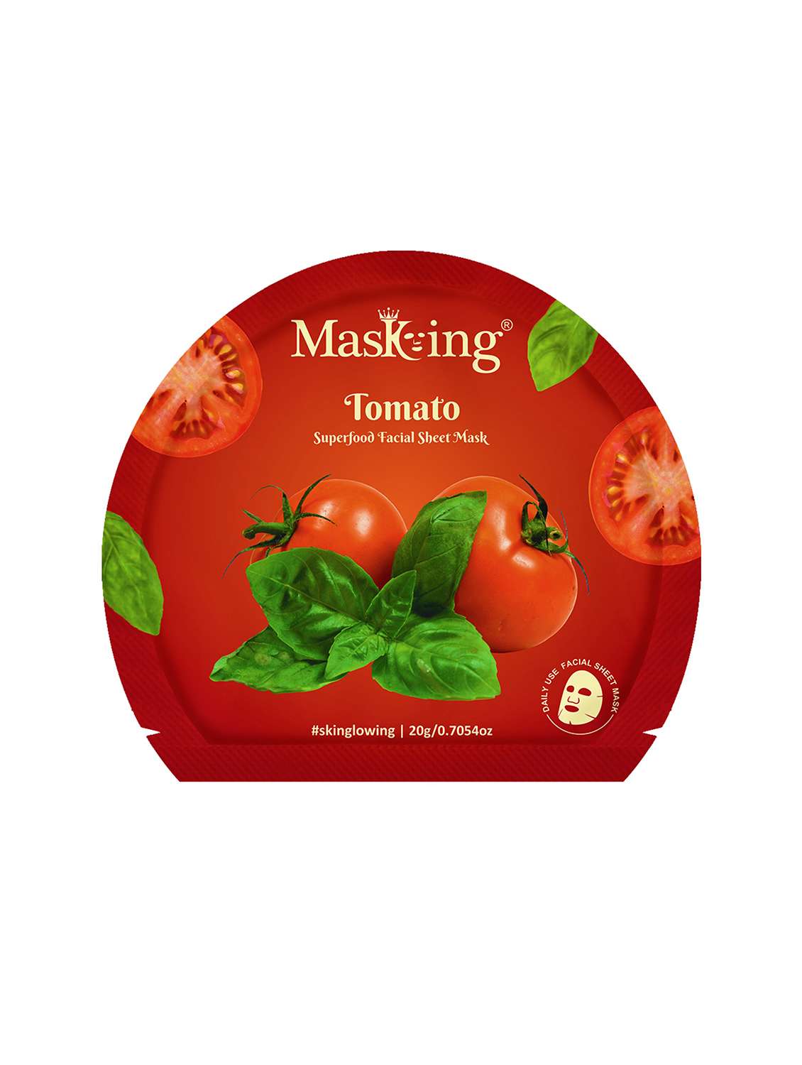 masking tomato superfood facial sheet mask (pack of 1) - 21645442 -  Zoom Image - 0