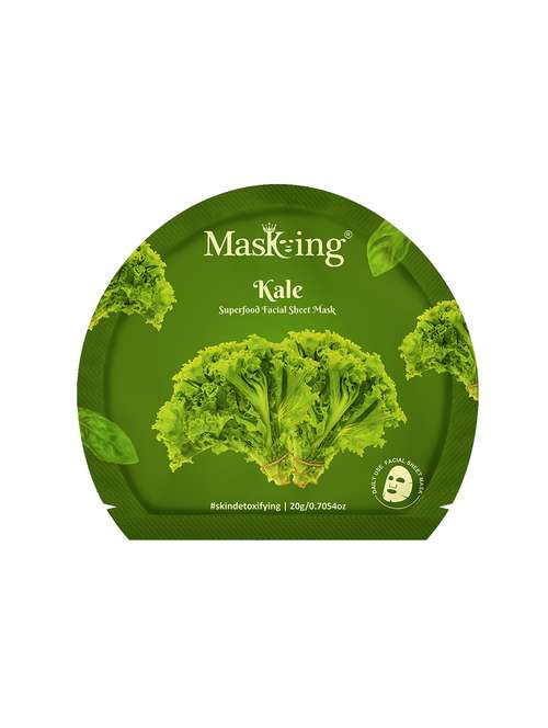masking kale superfood facial sheet mask (pack of 1) - 21645448 - Standard Image - 0