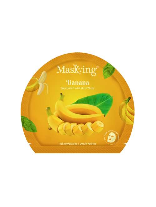 masking banana superfood facial sheet mask (pack of 1) - 21645449 - Standard Image - 0
