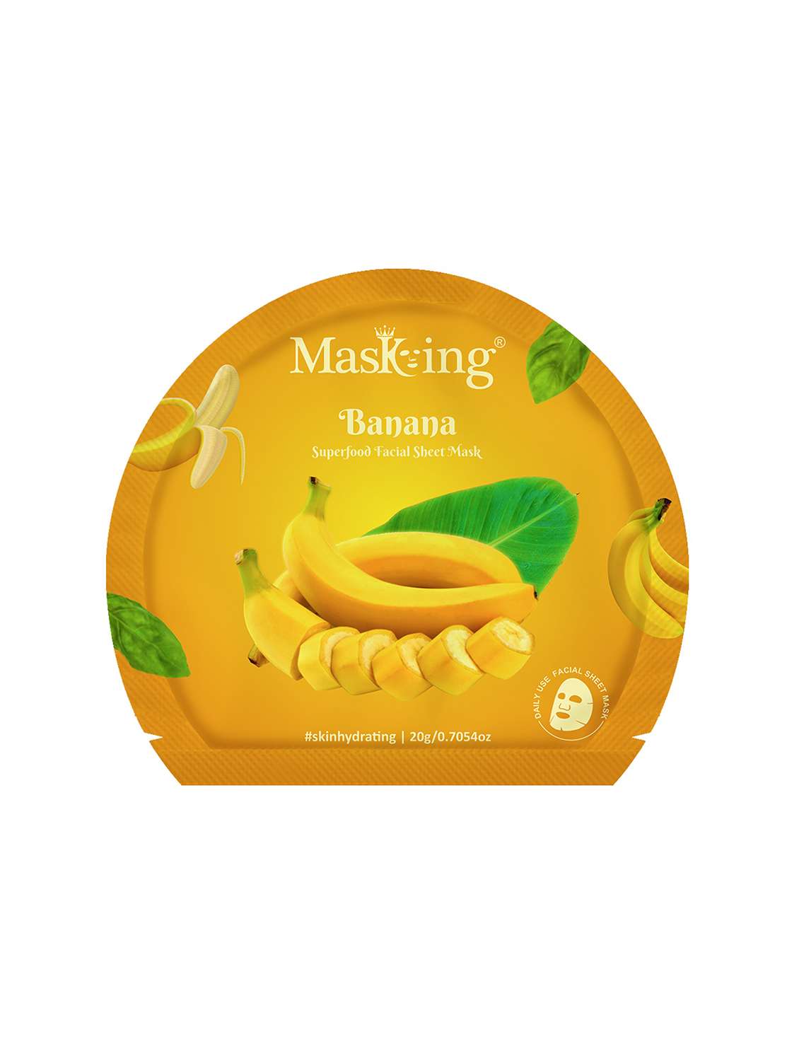 masking banana superfood facial sheet mask (pack of 1) - 21645449 - Zoom Image - 0