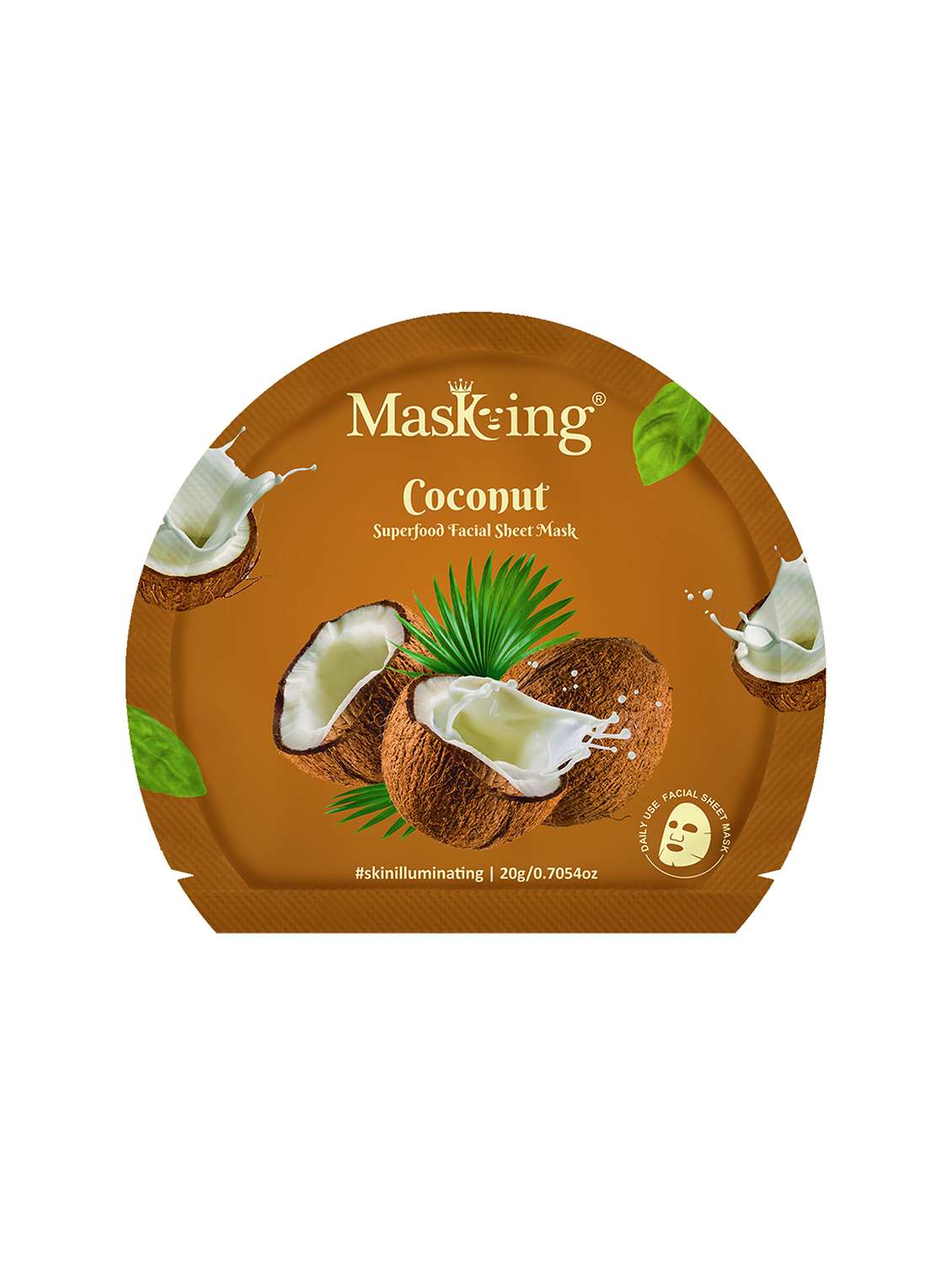 masking coconut superfood facial sheet mask (pack of 1) - 21645451 -  Zoom Image - 0