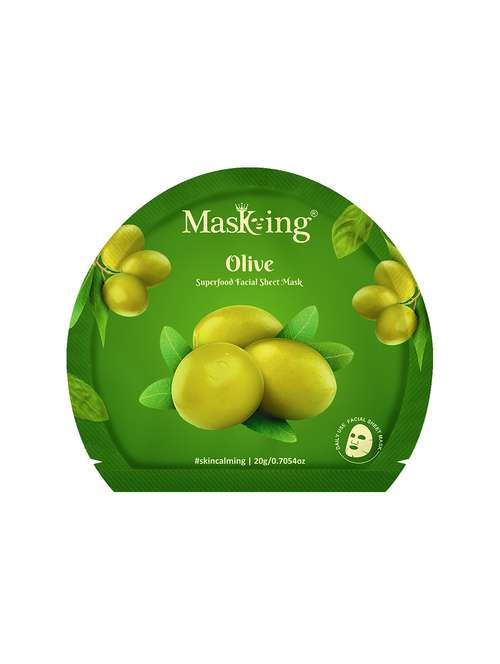 masking olive superfood facial sheet mask (pack of 1) - 21645452 - Standard Image - 0