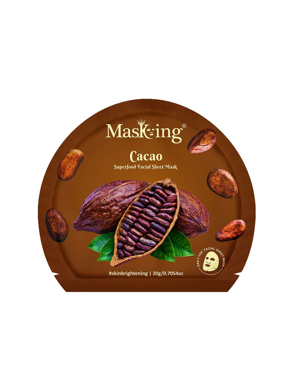 masking cacao superfood facial sheet mask (pack of 1)