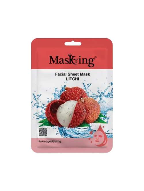 masking beauty facial sheet mask litchi 20ml (pack of 1) - 21645488 -  Standard Image - 0