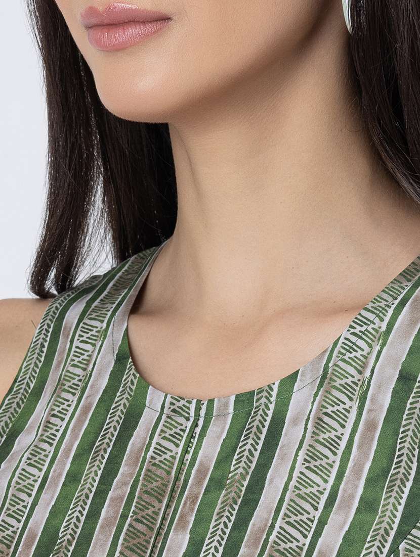 women printed sleeveless jumpsuit - 21645494 -  Standard Image - 5