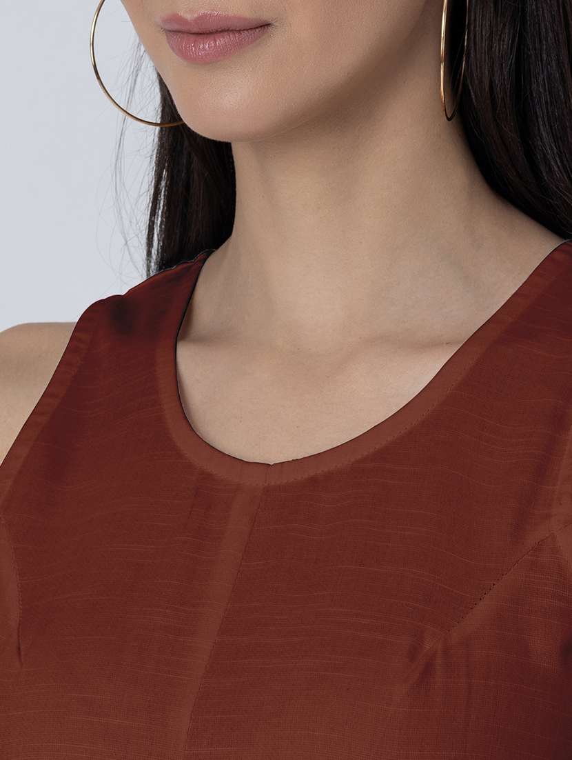 women solid sleeveless jumpsuit - 21645497 -  Standard Image - 5