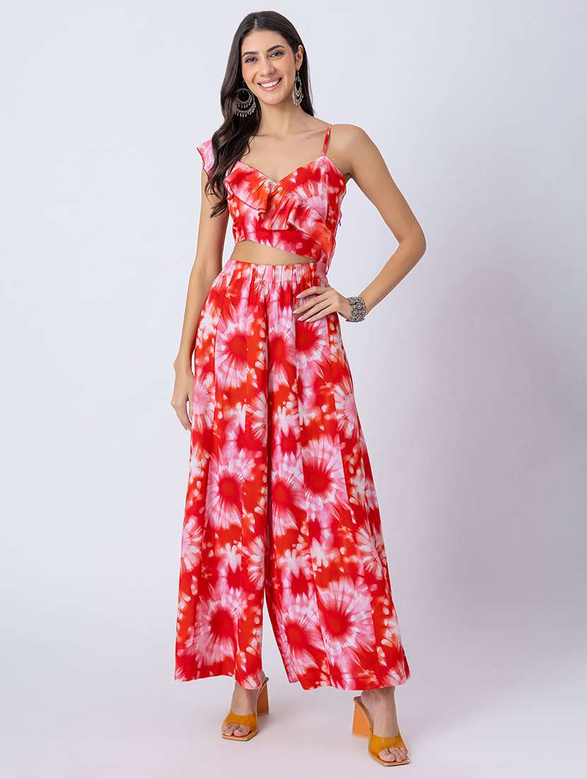 women printed full leg jumpsuit - 21645503 -  Zoom Image - 0