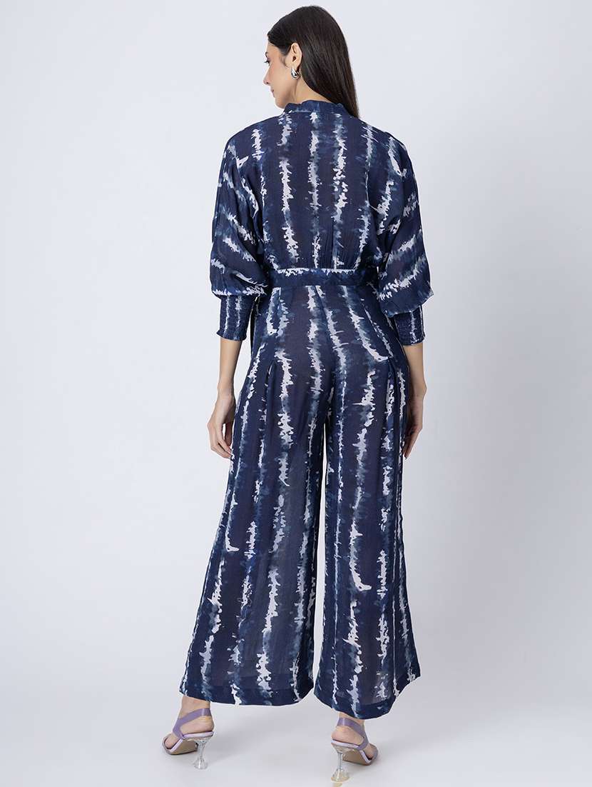 women printed full length jumpsuit - 21645504 - Standard Image - 3
