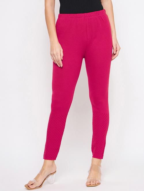 women solid ankle length leggings - 21645545 -  Standard Image - 0