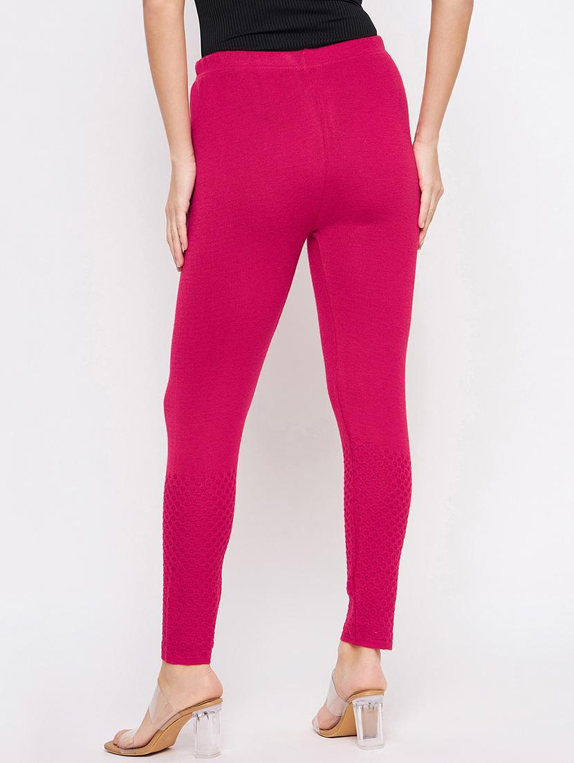 women solid ankle length leggings - 21645545 - Standard Image - 3