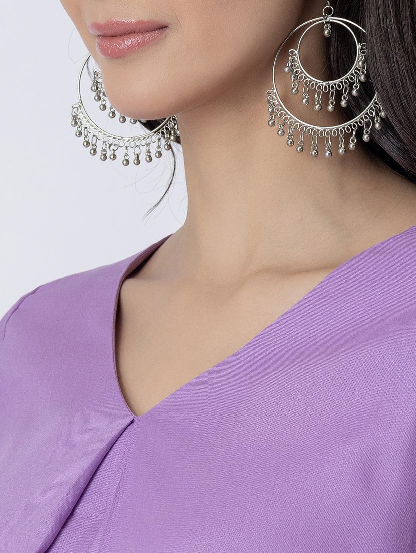 women solid v neck a-line kurti - 21645798 - Standard Image - 5