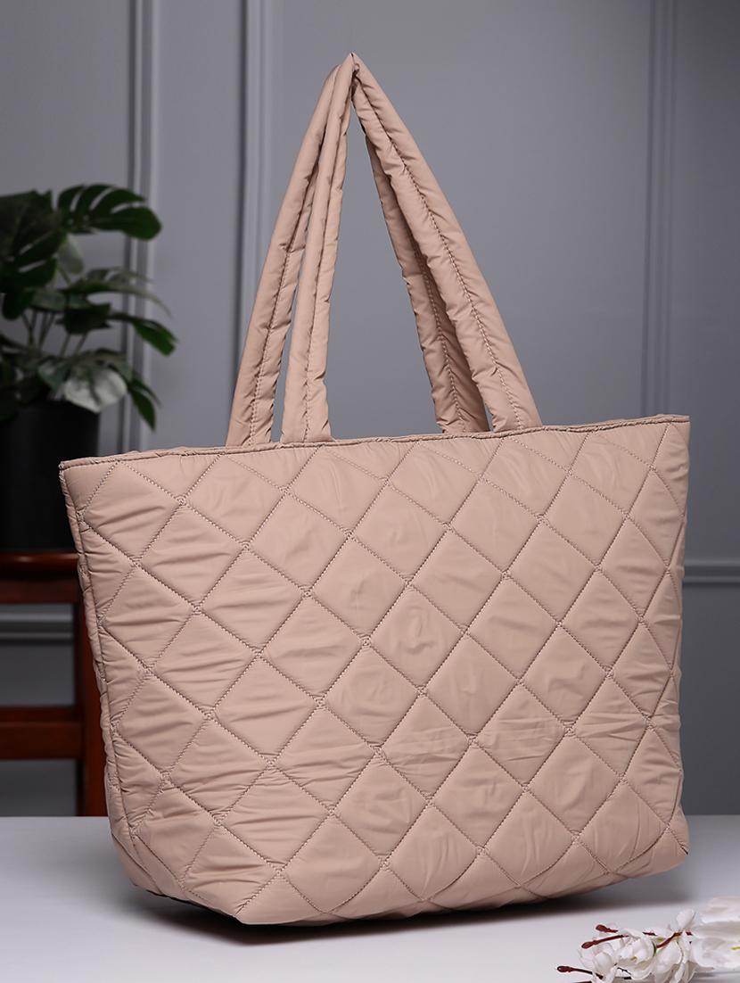 women tan quilted handbag - 21645828 -  Zoom Image - 0