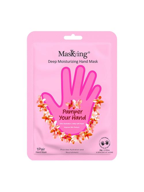 masking hydrating,moisturisation and exfoliating hand mask for smooth hand - 21645847 - Standard Image - 0