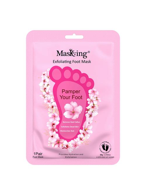 masking hydrating, moisturisation and exfoliating foot mask for smooth foot - 1 pair - 21645848 - Standard Image - 0