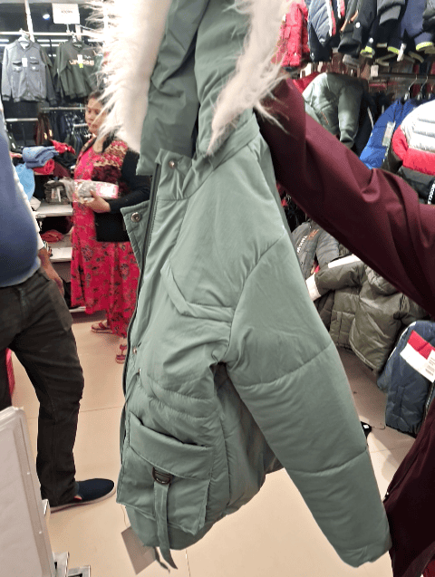 light green hd ns jackets & coat - 21646005 - Zoom Image - 0