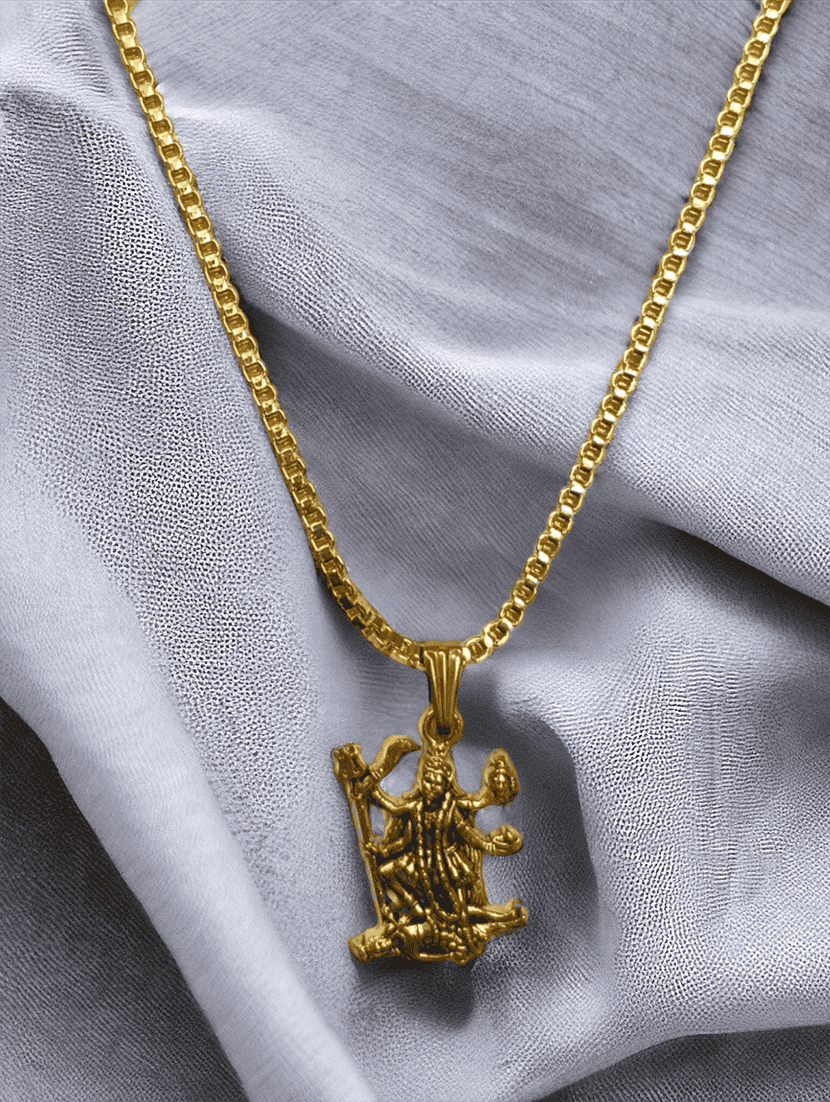 men sacred idol pendant with chain - 21646393 -  Standard Image - 3