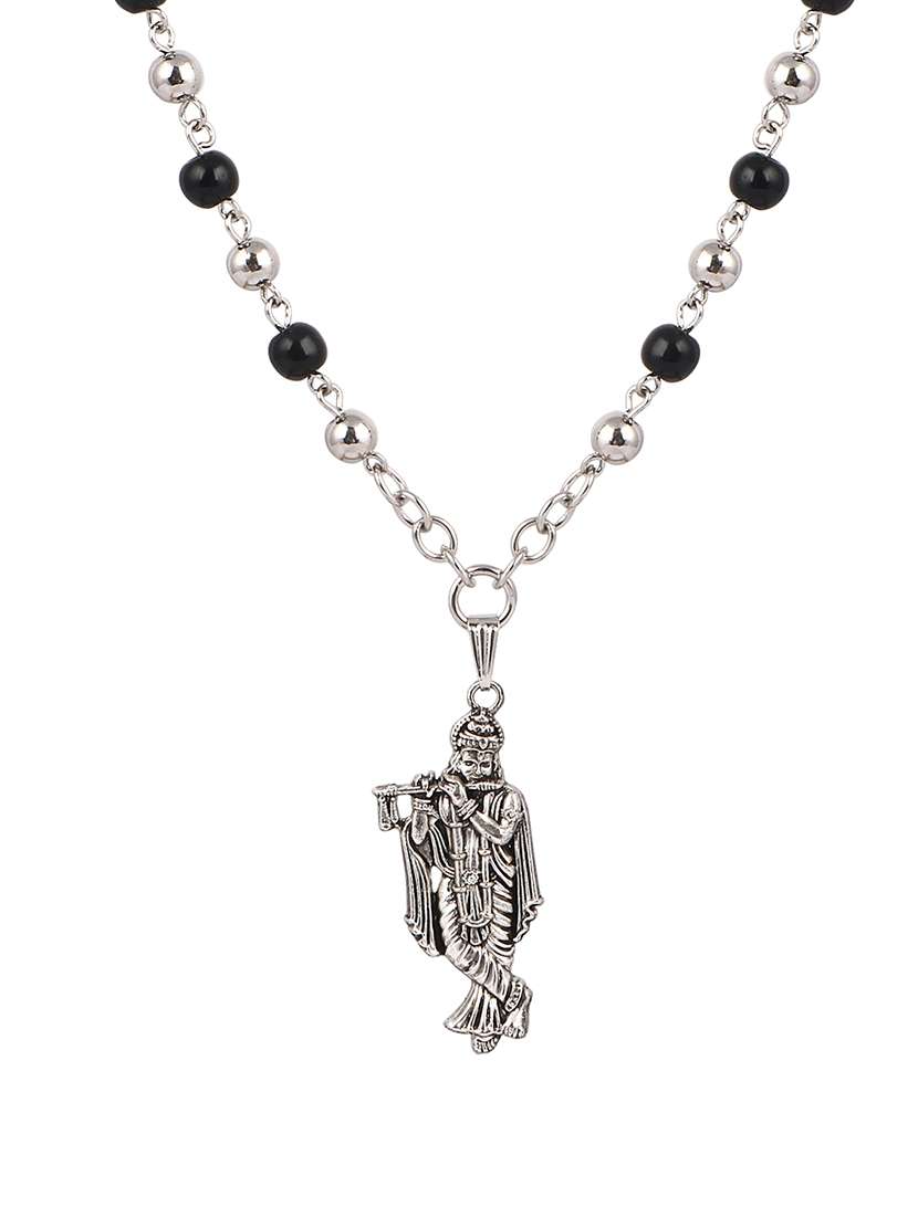 men sacred idol pendant with chain