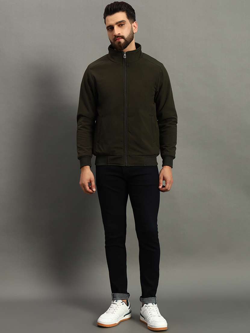 men solid long sleeve casual jacket - 21646554 -  Standard Image - 3