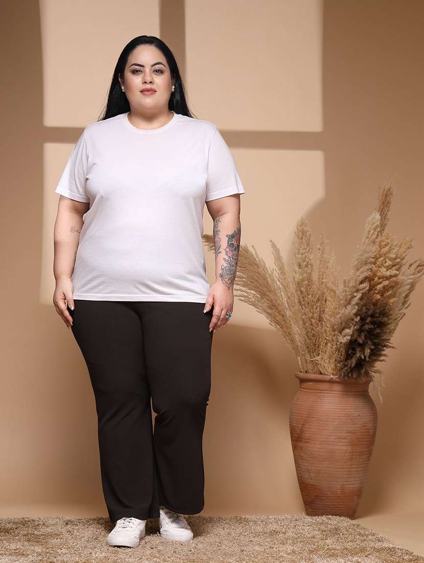 women plain low rise plus size jeggings - 21646610 -  Standard Image - 5