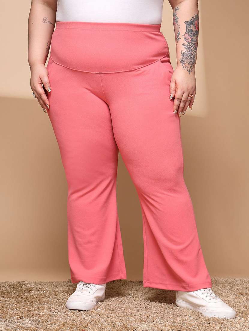 women plain low rise plus size jeggings