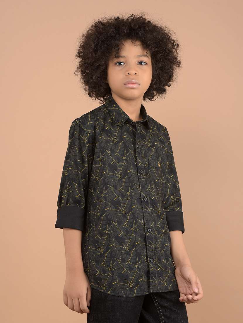 boys printed long sleeves shirts