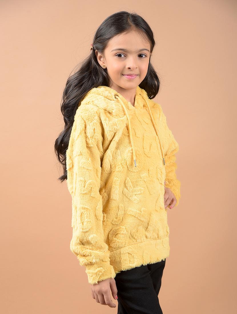 girls solid long sleeve sweatshirts - 21646768 - Zoom Image - 0