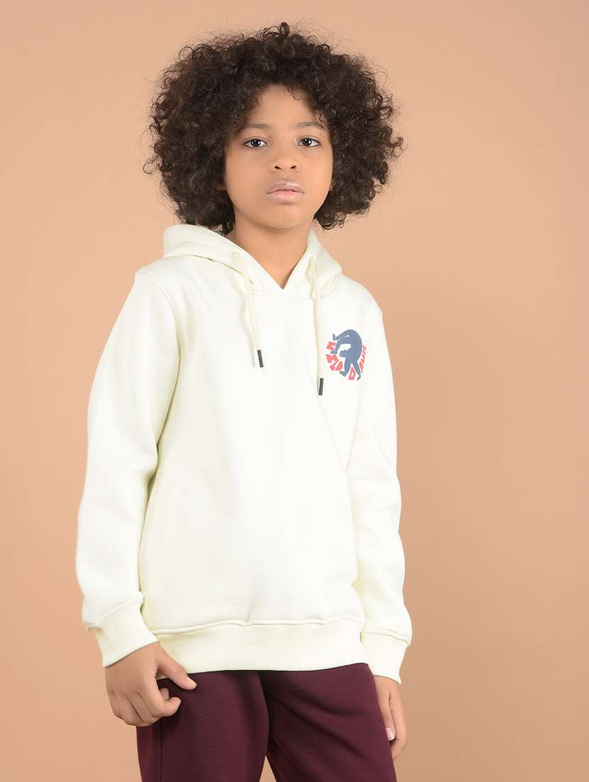 boys front print long sleeve sweatshirts
