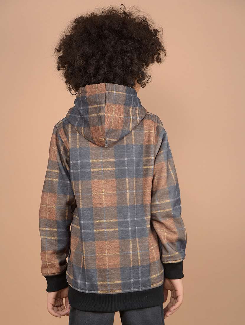 boys checks long sleeve sweatshirts - 21646787 -  Standard Image - 3