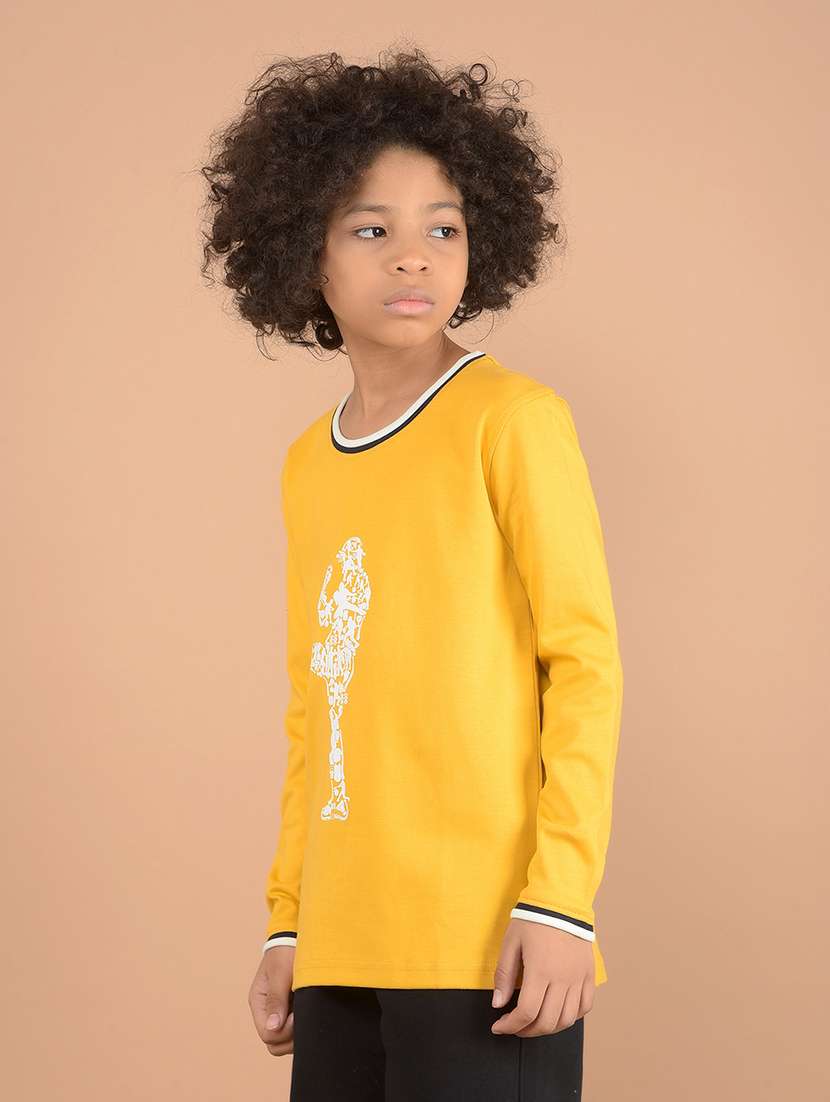 boys graphic round neck t-shirt