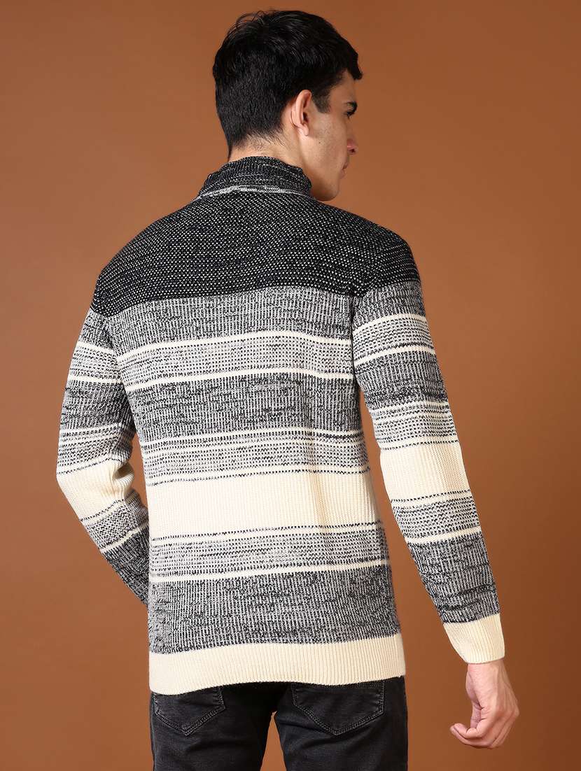 men self design long sleeve pullover - 21646893 -  Standard Image - 3