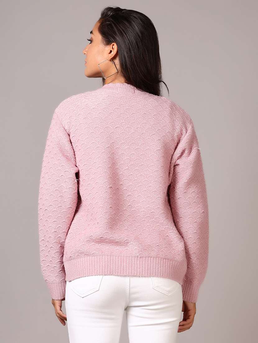 women self designed long sleeve cardigan - 21646909 -  Standard Image - 3