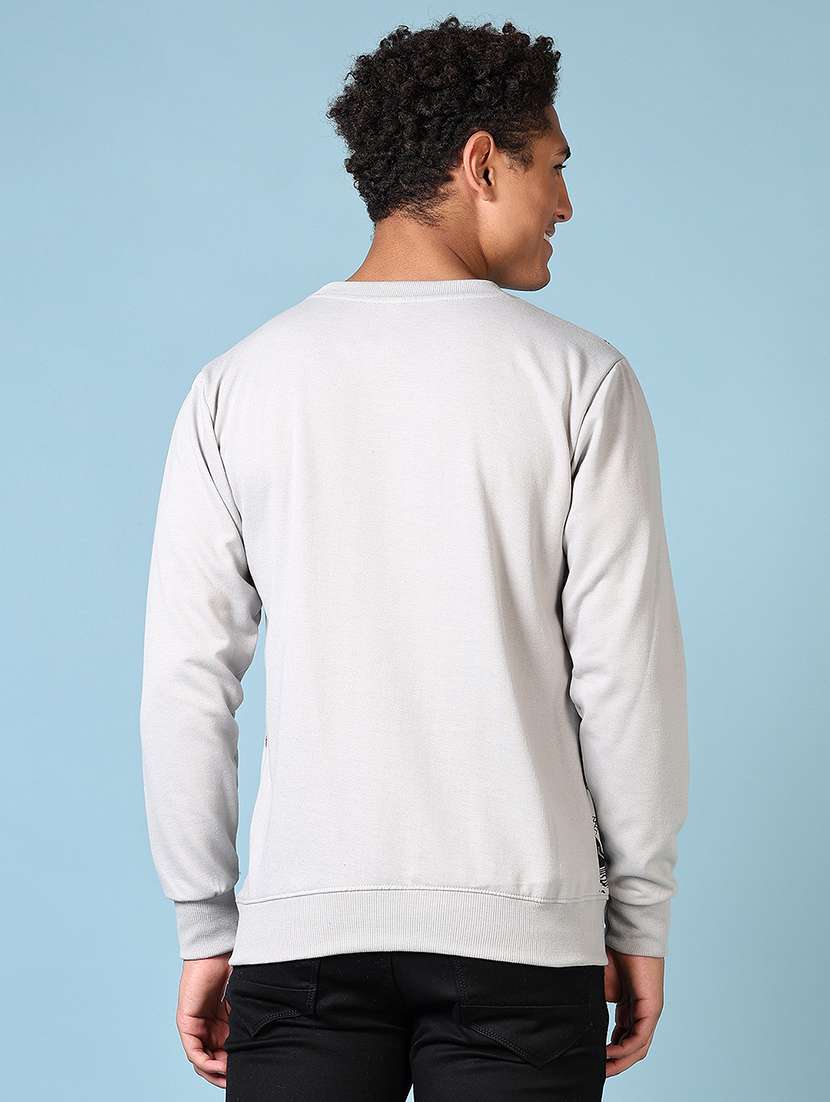 men long sleeves printed sweatshirt - 21646911 -  Standard Image - 3