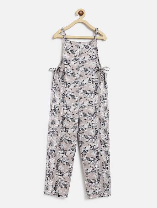 girls floral printed dungaree - 21647097 -  Standard Image - 0